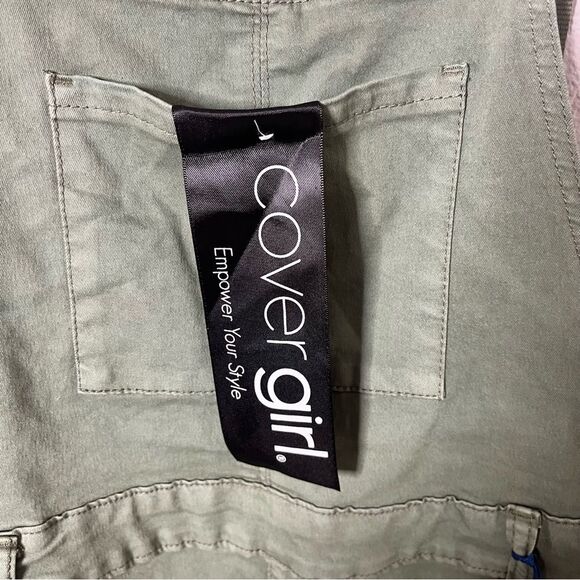 Cover Girl Women's Green Skinny Slim Fit Overall Jeans Size 13/14 New with Tags - Picture 12 of 12